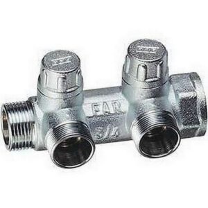 3875 34G18 COLLETTORE 2 VIE 'MULTIFAR' DET. 3/4' X 18 GOMMA FAR - immagine 1