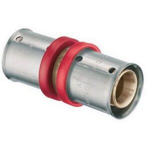 49823201 PRESSFAR SERIE SDR11 - NIPLEX DOPPIO Ø 32X2,9 - GHIERA ROSSA FAR - immagine 1