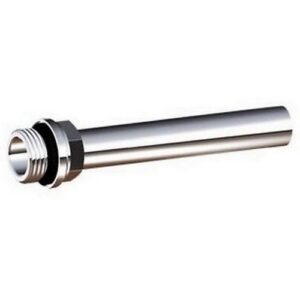 8875 1210 TUBO 100 MM Ø 15 COMPLETO DI RACCORDO 1/2' MASCHIO CROMATO FAR