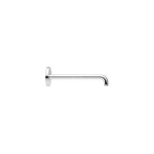 30010-35 Braccio a parete tondo in ottone - lunghezza 35 cm con piastra a muro EMI