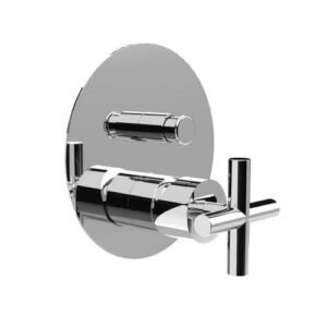 33134CR Monocomando doccia incasso con deviatore piastra slim PORTA E BINI - immagine 1