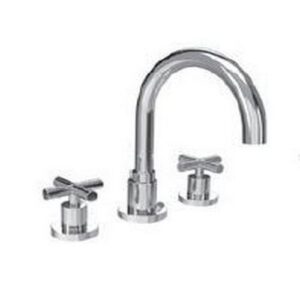 33154CR Batteria lavabo bocca girevole con scarico PORTA E BINI