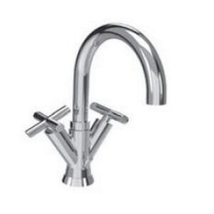 33210CR Monoforo lavabo bocca girevole con scarico PORTA E BINI