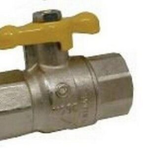 170020 Valvola a sfera gas tipo pesante passaggio totale F x F 3/4" RASTELLI - immagine 1