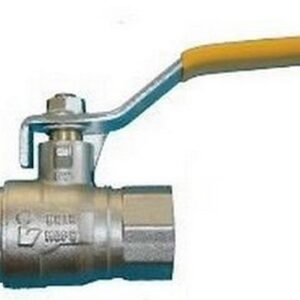 187020 Valvola a sfera gas passaggio totale a leva F x F 3/4" RASTELLI