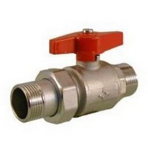 621015 Valvola a sfera a passaggio totale M x M 1/2" RASTELLI - immagine 1