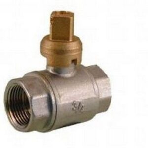 068040 Valvola a sfera a passaggio totale F x F 1 1/2" RASTELLI