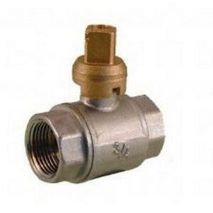 681025 Valvola a sfera a passaggio totale M x F 1" RASTELLI - immagine 1