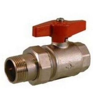 620020 Valvola a sfera a passaggio totale M x F 3/4" RASTELLI - immagine 1