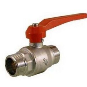 019010 Valvola a sfera a passaggio totale tipo export M x M 3/8" RASTELLI - immagine 1