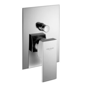 34134CR Monocomando doccia incasso con deviatore piastra slim PORTA E BINI
