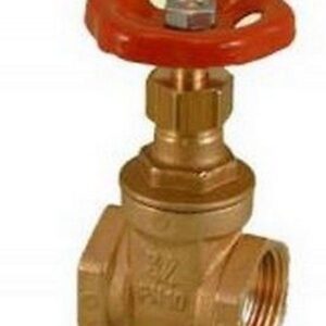 220040 Saracinesca in ottone tipo leggero F x F 1 1/2" RASTELLI