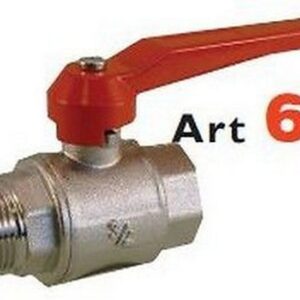 061015 Valvola a sfera a passaggio totale tipo normale M x F 1/2" RASTELLI