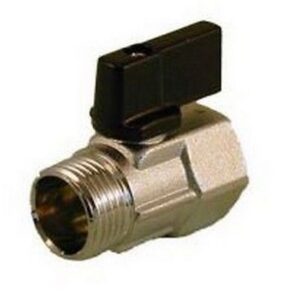 081008 Valvola a sfera tipo mini M x F 1/4" RASTELLI - immagine 1