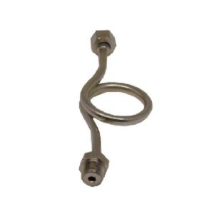 424S015 Serpentina in rame nichelato 1/2" RASTELLI - immagine 1