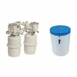 080700044 Addolcitore doppio corpo, idrodinamico, automatico  MANTA ECOLOGICA