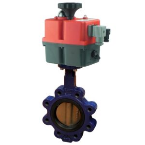 417525428 Valvola a farfalla ghisa LUG attacchi flangiati e attuatore elettrico DN 65 IVR