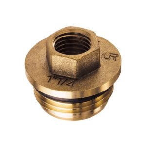 4199 11412 RIDUZIONE TERMINALE 1' 1/4 X 1/2' GIALLA FAR - immagine 1