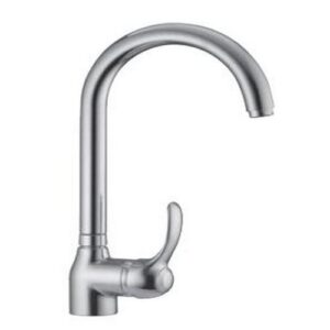42274CR Monocomando lavello laterale Royal canna ponte leva ottone PORTA E BINI