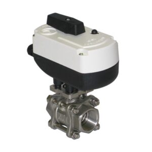 466503250 Valvola a sfera passaggio totale 3p inox att. filettati FF 3/8" IVR