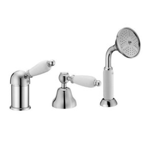 50481CR Monocomando bordo vasca con deviatore e doccetta PORTA E BINI