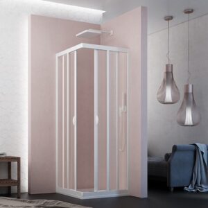 601805 Acrilbox Doccia Ad Angolo Scor 75 X 90 Ferrari - immagine 1