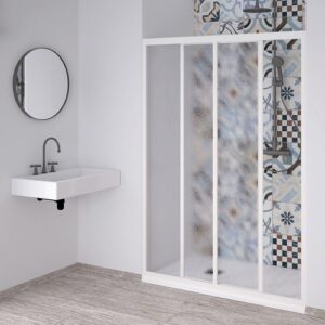 601817 Acrilbox Doccia X Nicchia Scorr 120 Cm Ferrari