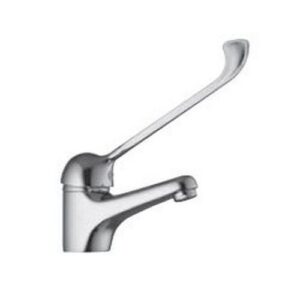 60810CR Monocomando lavabo con scarico automatico Leva clinica PORTA E BINI