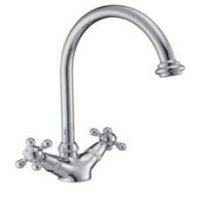 62174CR Monoforo lavello Old Fashion cucina con canna a ponte PORTA E BINI