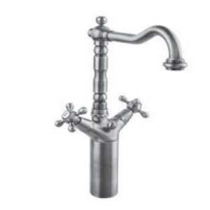 62290CR Monoforo lavabo alto bocca girevole con scarico PORTA E BINI