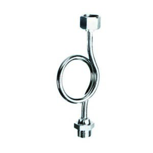 080007 Serpentina Porta Manometro In Acciaio Inox Ferrari - immagine 1