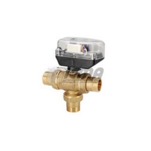 82344AE0553 Valvola di zona a sfera con by pass a tre vie   3/4   230 volt ICMA