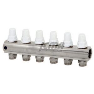 871001PS06 Collettore di ritorno con valvole manuali 1001/1002 1" 9 ICMA - immagine 1