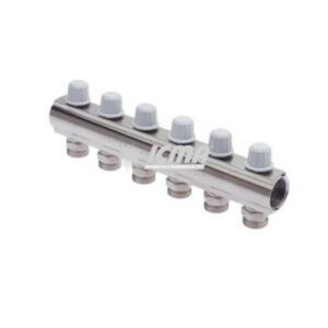 871005PL06 Collettore di mandata con detentori 1005/1006 1" 8 ICMA - immagine 1