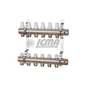87K010PQ06 Kit di collettori con regolazione ed intercettazione   1"   5 ICMA
