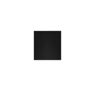 AD139/100BM SOFFIONE INCASSO A SOFFITTO SQUARE TEMPTATION 380 INOX NERO OPACO NOBILI