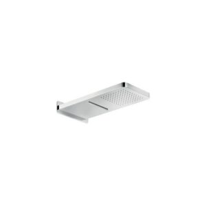 AD139/130CR SOFFIONE SLIM SOFT SQUARE 2 FUNZIONI CROMO NOBILI