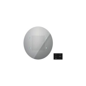 AD139/91CR SOFFIONE INCASSO A SOFFITTO CON CROMOTERAPIA DIAM. 600 MM. 2 GETTI CROMO NOBILI - immagine 1