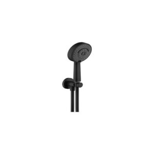 AD146/47BM DUPLEX CON PRESA ACQUA + DOCCETTA + FLESSIBILE NERO OPACO NOBILI - immagine 1