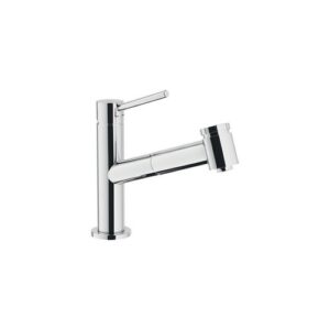 AQ93117CR RUBINETTO MISCELATORE LAVELLO DOCCIA ESTR. CROMO NOBILI