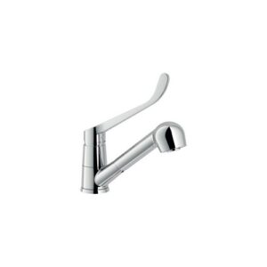 ASRD127/CCR RUBINETTO MISCELATORE LAVELLO ESTRAIBILE CART Ø35 NEW ROAD LEVA CLINICA CROMO NOBILI - immagine 1