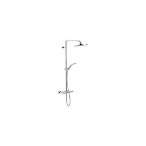 BS101130/30CR RUBINETTO MONOCOMANDO DOCCIA ESTERNA CON RAMPA E SOFFIONE BLUES CROMO NOBILI - immagine 1