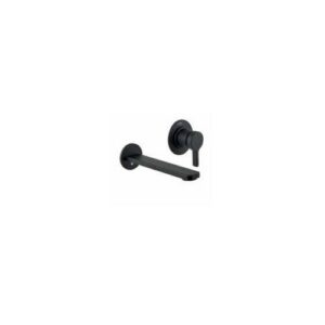 D831042560 MISCELATORE LAVABO INCASSO A MURO NERO OPACO, SENZA SCARICO WEBERT