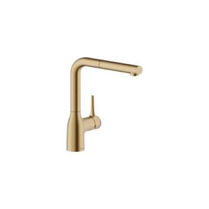 CU128117/1GTP RUBINETTO MISCELATORE LAVELLO ESTRAIBILE CON DOCCETTA MONOGETTO IN OTTONE ORO NOBILI - immagine 1