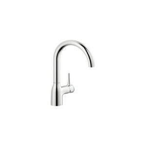 CU128133CR RUBINETTO MISCELATORE LAVELLO CANNA GIREVOLE A OMBRELLO CROMO NOBILI - immagine 1