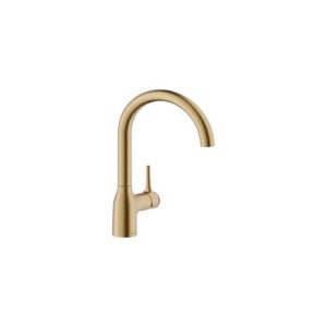 CU128133GTP RUBINETTO MISCELATORE LAVELLO CANNA GIREVOLE A OMBRELLO ORO NOBILI - immagine 1