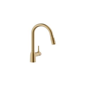 CU128137GTP RUBINETTO MISCELATORE LAVELLO ESTRAIBILE PULLDOWN A 2 GETTI ORO NOBILI - immagine 1