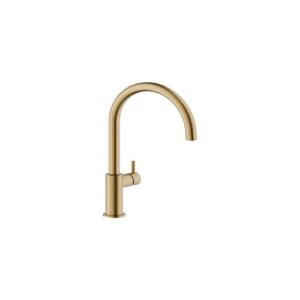 CU96113GTP RUBINETTO MISCELATORE LAVELLO CARTUCCIA Ø28 CANNA GIREVOLE GIORNO ORO NOBILI - immagine 1