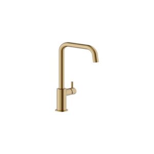 CU96123GTP RUBINETTO MISCELATORE LAVELLO CARTUCCIA Ø28 CANNA GIREVOLE ORO NOBILI - immagine 1