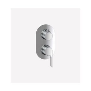D860199015 MISCELATORE DOCCIA INCASSO DUE VIE CROMATO WEBERT